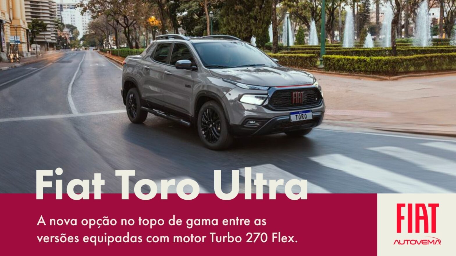 Fiat Toro Ultra 2025 com motor Turbo 270 Flex e design exclusivo